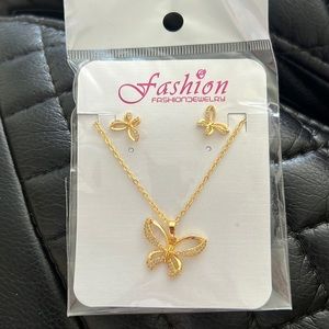 chain with earrings stainless steel